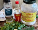 A picture of step 5 of Steamed Herbal Chicken.