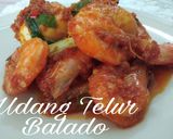 Foto langkah ke 3 dari resep Udang Telur Balado.