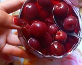 عکس مرحله 1 از دستور کمپوت گیلاس شبو 😋😋😋