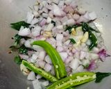 A picture of step 2 of Seer fish head mango curry(vanjiram thalai maangaai kulambu).