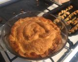 A picture of step 4 of Minted lamb and potato pie.