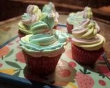 A picture of step 7 of Eggless cupcakes 🧁 🧁 🧁.