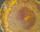 Foto del paso 5 de la receta: Bacalao skrei en salsa de naranja sanguina y puré de calabacín
