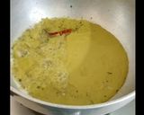 A picture of step 6 of Aloo kofta in palak gravy.