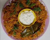 A picture of step 7 of Smokey pulav.