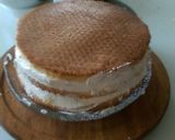 Pas rețetă Tort de vanilie cu cremă de mascarpone și ananas 6 fotografie