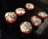 Une image de l'étape 6 de Tomates aux épices, persil et parmesan.