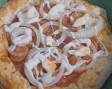 Foto langkah ke 6 dari resep Pizza teflon tanpa telur tanpa oven (takaran sendok).