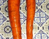 A picture of step 1 of Carrot Peel Crispy Crunchy Chips 🥕😋.