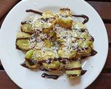 Foto langkah ke 5 dari resep Pisang Goreng Kembung Pandan.