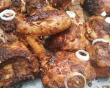 A picture of step 7 of Pan chicken barbecue Recipe by SumeeBelel's Cuisine.