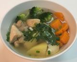 Hình bước làm 3 của món Súp gà
