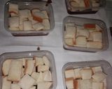 Foto langkah ke 2 dari resep Pudding Susu Setup Roti.