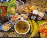 A picture of step 1 of Baked Banana Apple Pie.