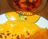 عکس مرحله 1 از دستور خوراک مرغ با زرشک و زعفران