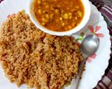 A picture of step 6 of Lobia chawal.
