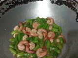 Tumis buncis udang saus tiram