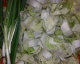 Hình bước làm 1 của món Canh Cải Nấu Cá Viên