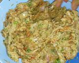 A picture of step 3 of Chicken cheese kabab.