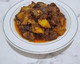 Foto langkah ke 4 dari resep Rendang Ati Ampela Ayam Kentang.