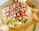 Hình bước làm 3 của món Bánh canh thịt heo xay