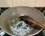 A picture of step 3 of EGG FRIED RICE with BLACK RICE.