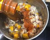 A picture of step 2 of Chicken, butternut squash and bean lasagne.