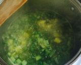 Joghurtos zöldborsó krémleves recept fázis 5 fotója
