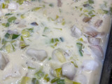 Smoked haddock and leek pie