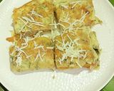 A picture of step 8 of Omlette Bread.
