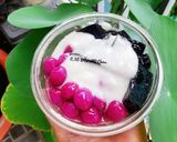 Hình bước làm 5 của món Chè sương sáo trân châu lá cẩm
