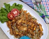 Foto langkah ke 5 dari resep Telur Dadar Cah Taoge.