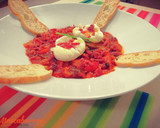 Foto del paso 6 de la receta: Pisto manchego con huevo poché y sal de jamón