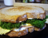 Foto del paso 4 de la receta: Sándwich de pechuga de pavo, tortilla y Kale