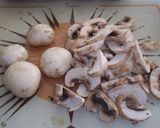 Foto del paso 3 de la receta Nidos de alcachofas con champiñones