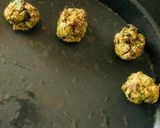 A picture of step 1 of Spinach kofta in Tomato gravy.