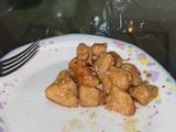 Pollo con salsa dulce
