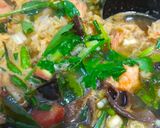 Foto langkah ke 7 dari resep Sup Pedas Udang Jamur.