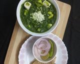 A picture of step 8 of Spinach with Cottage Cheese Curry.