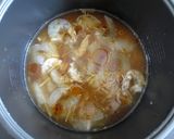 A picture of step 3 of Sesame Flavoured Prawn Takikomigohan.