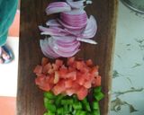 ভেজ চিজী অমলেট (veg cheese omelette recipe in Bengali) রেসিপির ধাপ 3 ছবি