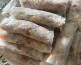 A picture of step 6 of Vietnamese Chicken Spring Rolls (Nem Rán Nhân Gà).