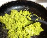 A picture of step 1 of Green Chana burfi.