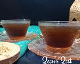 A picture of step 3 of Sun Dried Orange Peel powder Tea.
