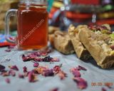 A picture of step 10 of Besan Halwa حلوای آرد نخودچی.