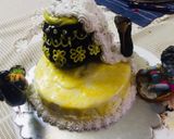 A picture of step 5 of Whole wheat cake Janmashtami special.