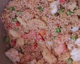A picture of step 2 of Veg daliya.