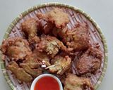 Gambar langkah 3 resipi Cekodok/Cucur nasi bilis.