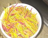 A picture of step 2 of Doodh Dulari.