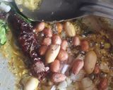 A picture of step 6 of Lemon rice in my style.